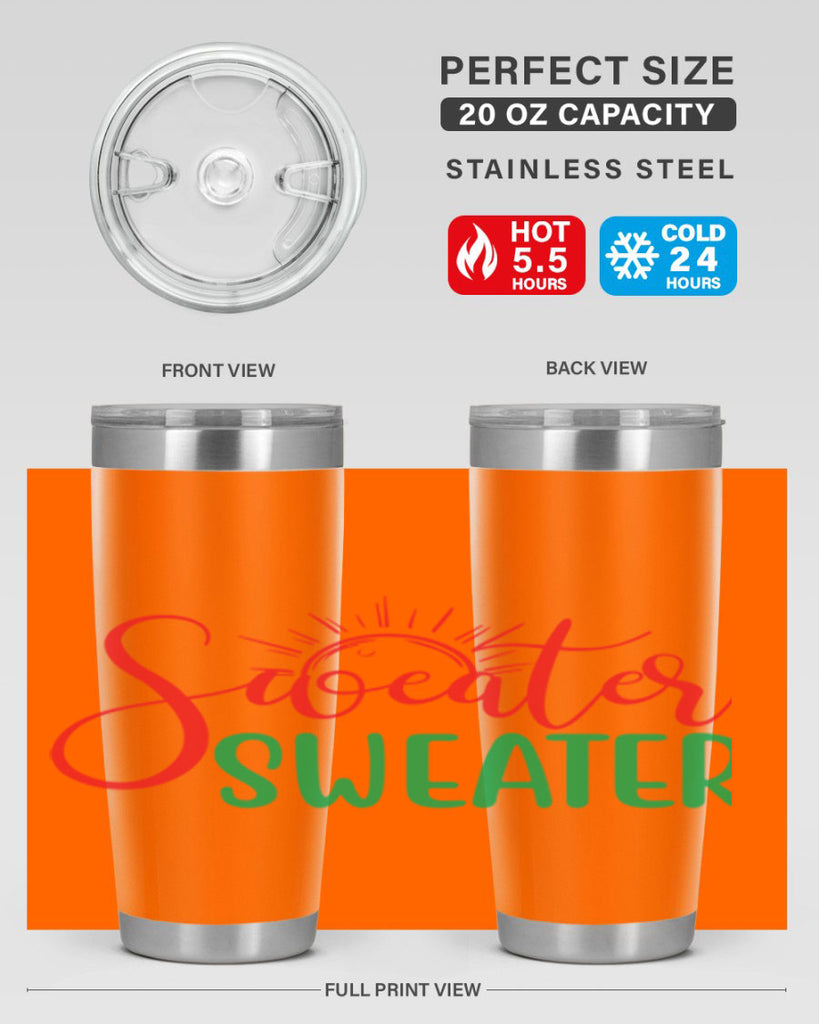 Sweater Weather 583#- fall- Tumbler