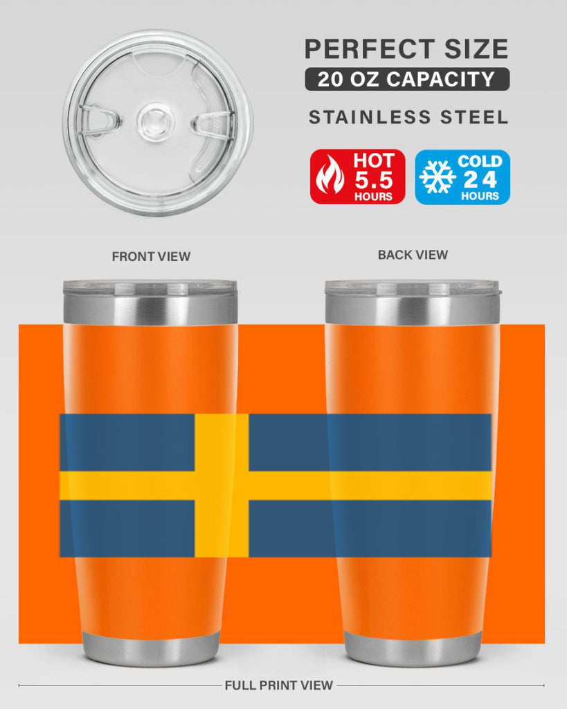 Sweden 29#- world flags- Tumbler