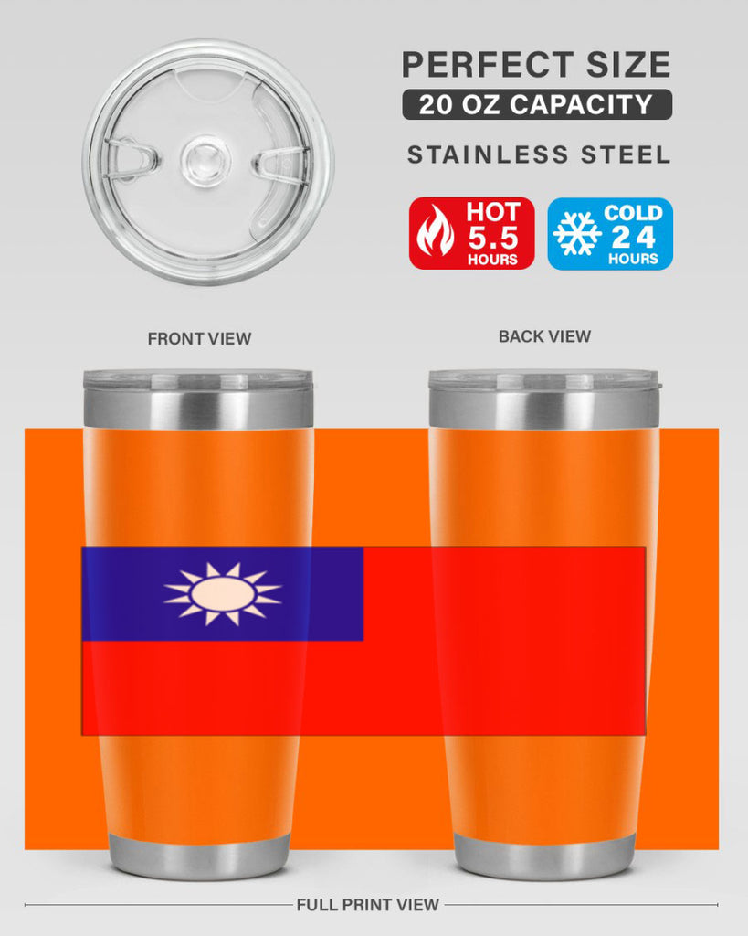 Taiwan 26#- world flags- Tumbler