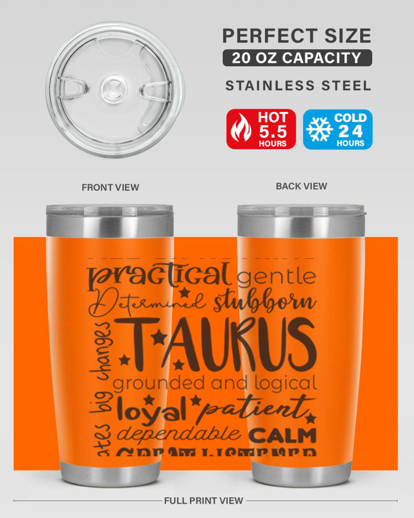 Taurus 573#- zodiac- Tumbler