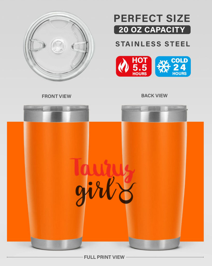 Taurus girl 489#- zodiac- Tumbler