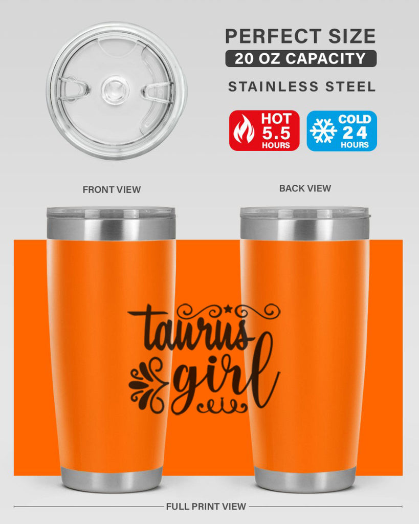 Taurus girl 499#- zodiac- Tumbler