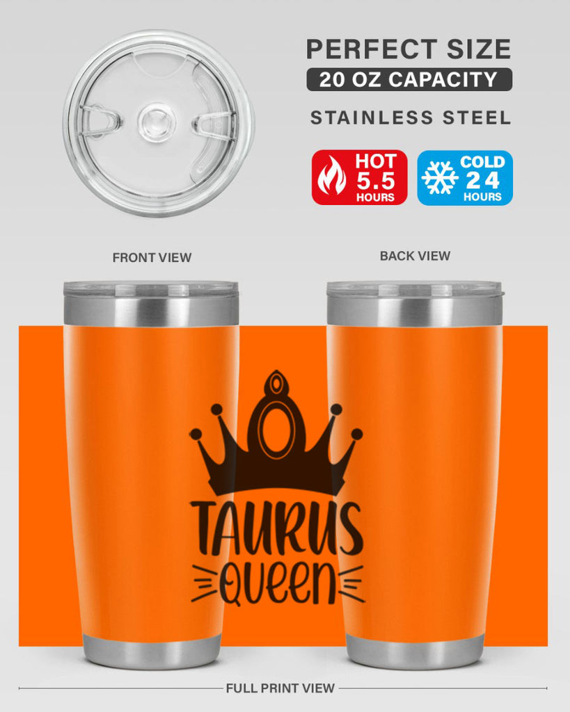 Taurus queen 503#- zodiac- Tumbler