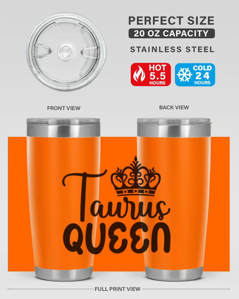 Taurus queen 504#- zodiac- Tumbler