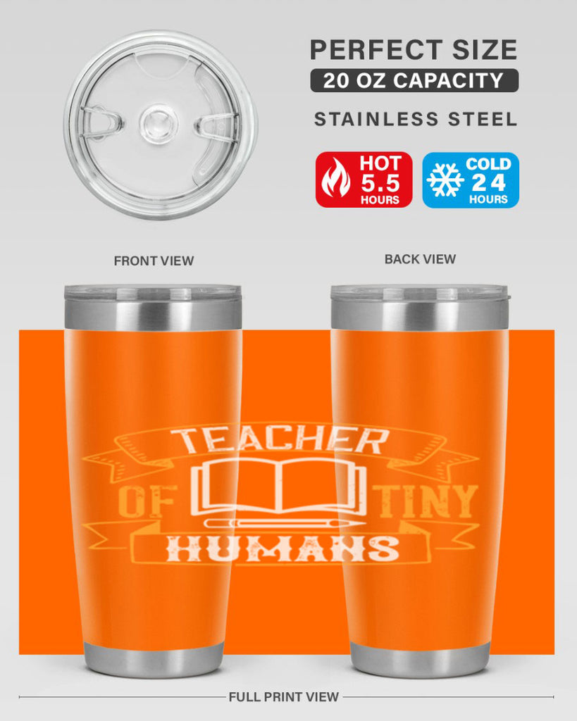 Teacher of tiny humans Style 15#- teacher- tumbler