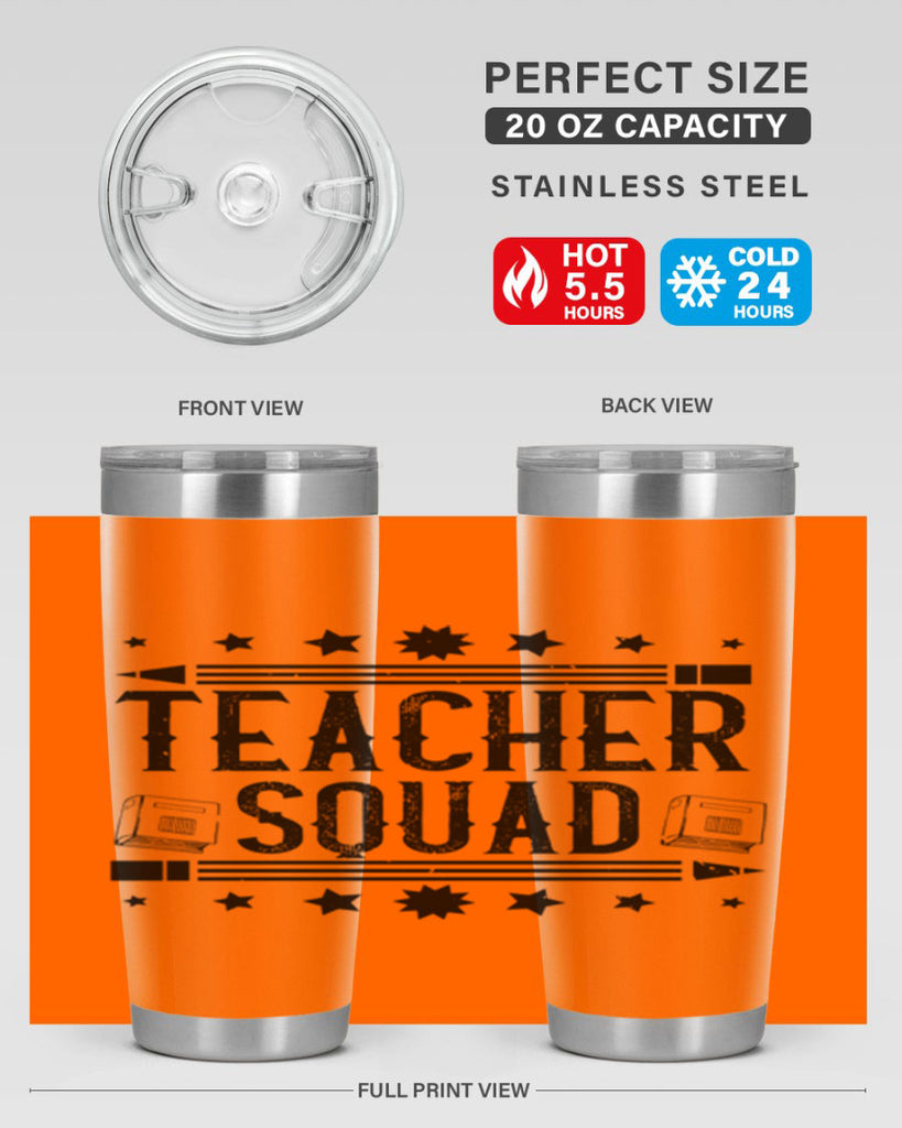 Teacher squad Style 14#- teacher- tumbler