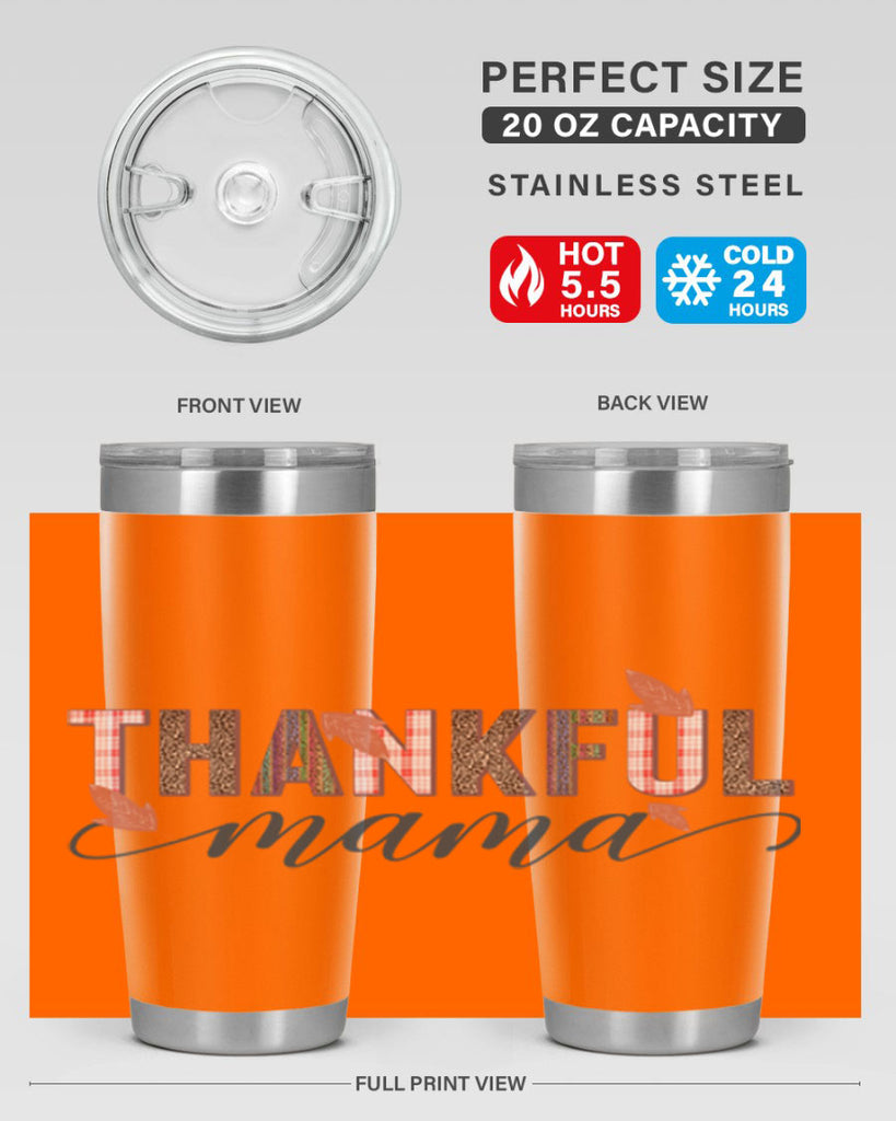 Thankful mama 606#- fall- Tumbler