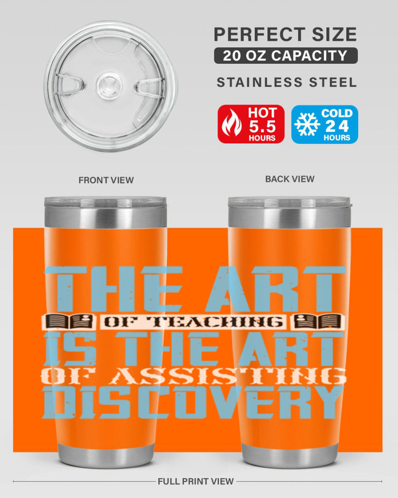 The art of teaching is the art of assisting discovery Style 15#- coaching- tumbler