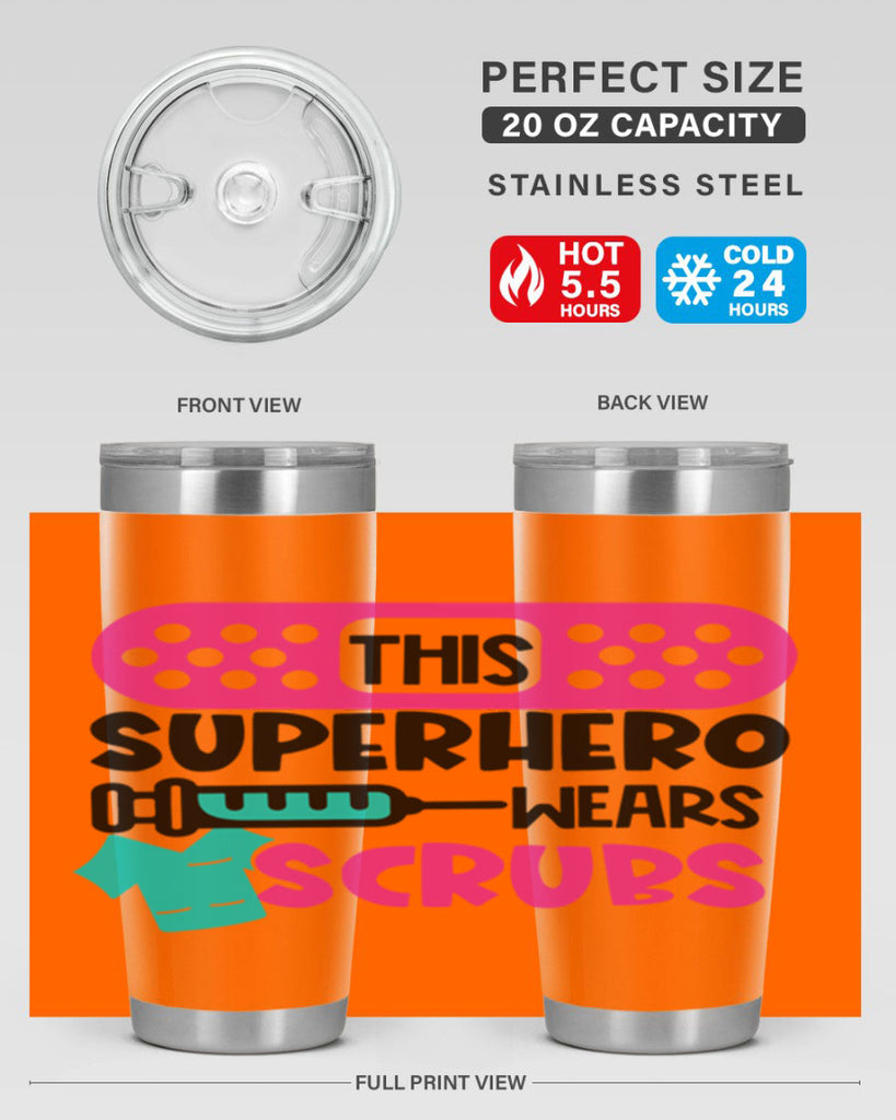 This Superhero Wears Scrubs Style Style 20#- nurse- tumbler