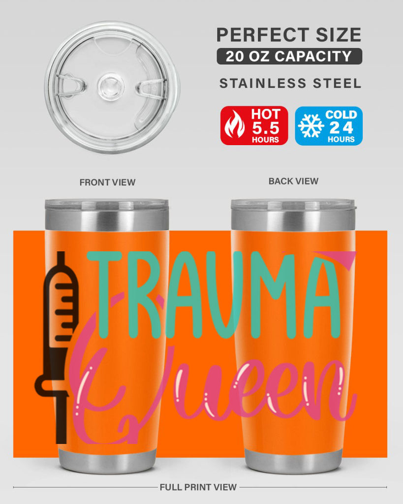 Trauma Queen Style Style 12#- nurse- tumbler