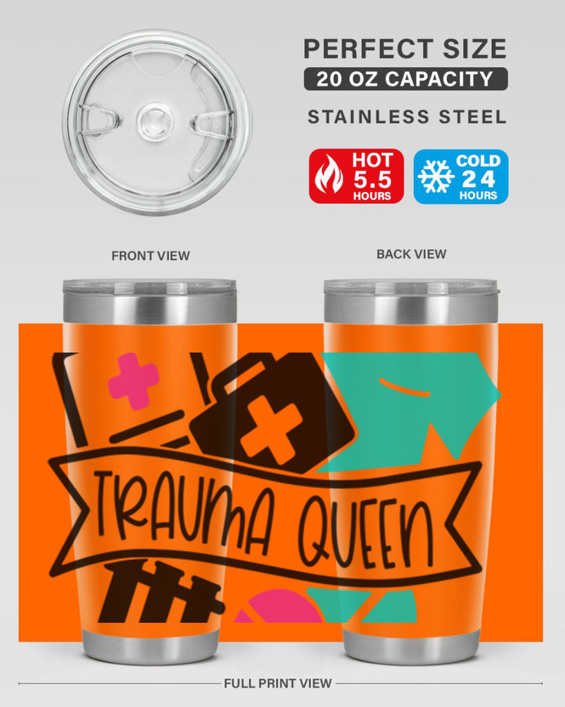 Trauma Queen Style Style 13#- nurse- tumbler