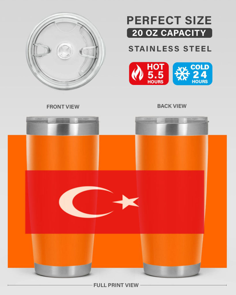 Turkey 17#- world flags- Tumbler