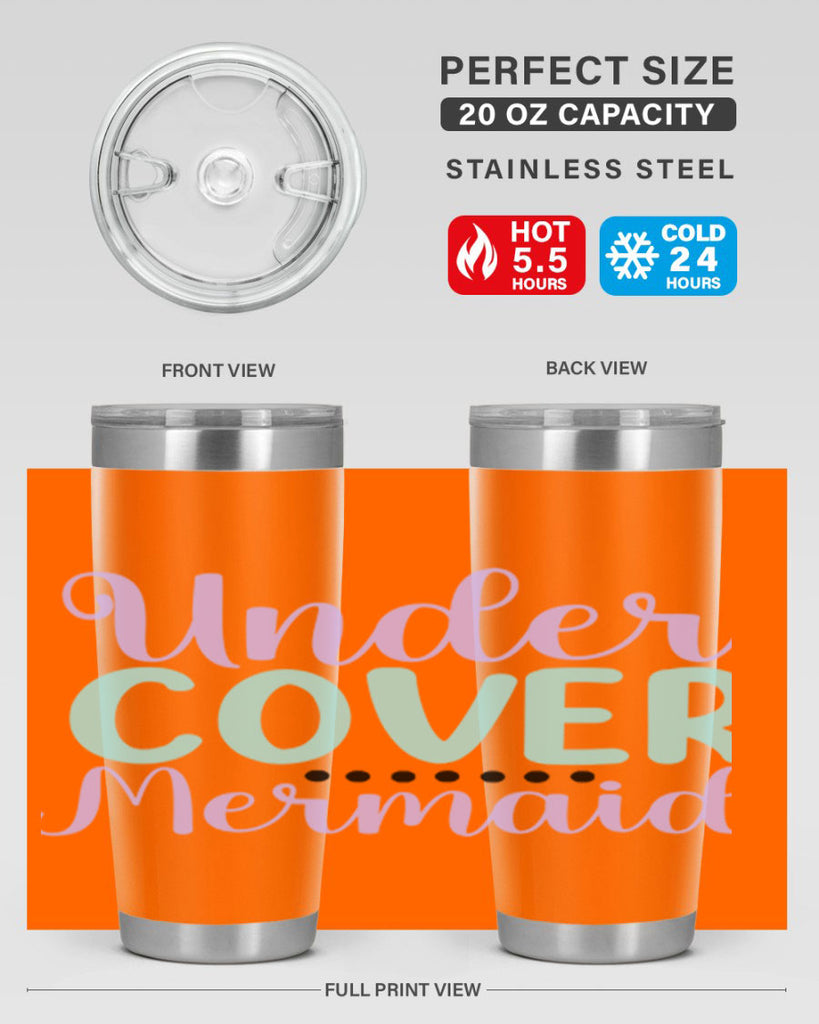 Under Cover Mermaid 639#- mermaid- Tumbler