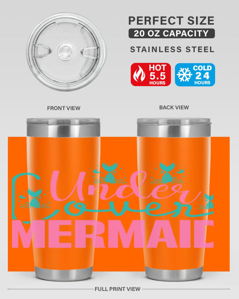 Under Cover Mermaid 643#- mermaid- Tumbler