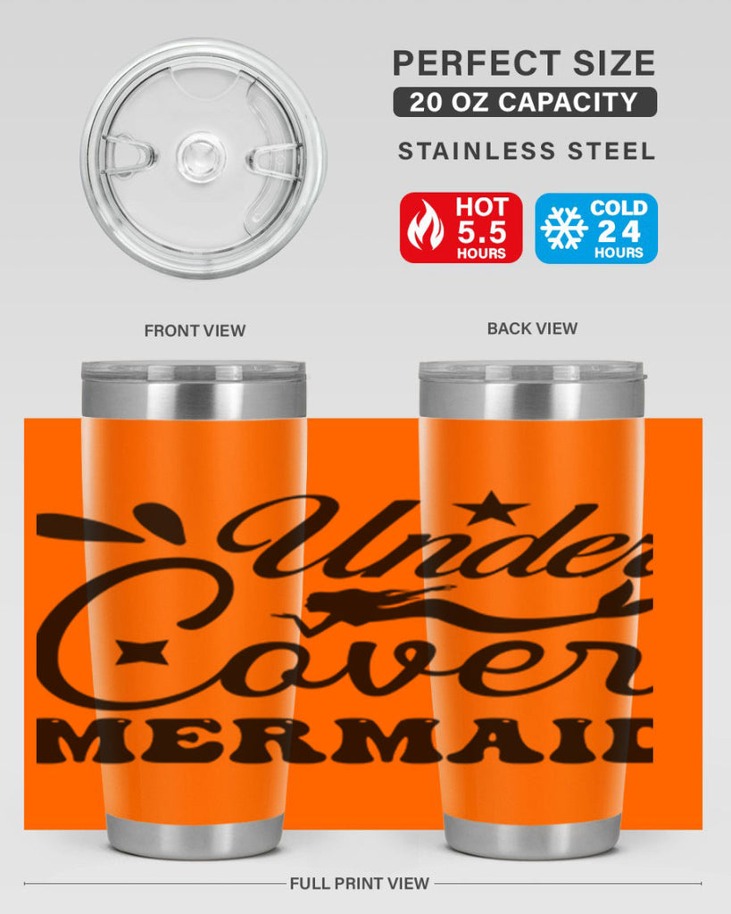Under cover mermaid 646#- mermaid- Tumbler