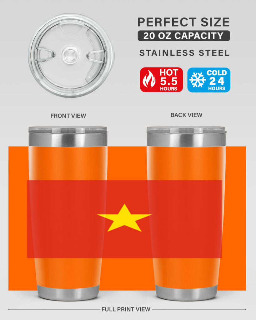 Vietnam 4#- world flags- Tumbler