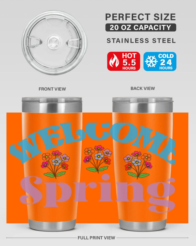 Welcome Spring  600#- spring- Tumbler