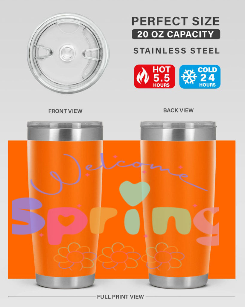 Welcome Spring583#- spring- Tumbler