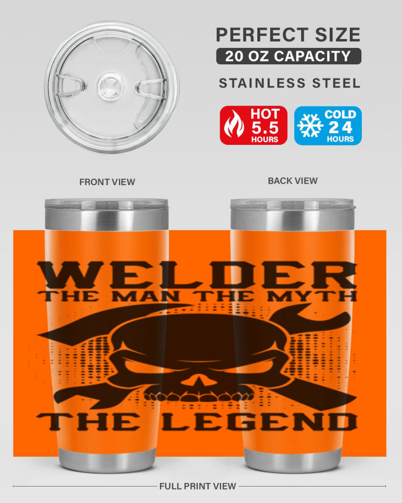 Welder the man Style 4#- welder- tumbler