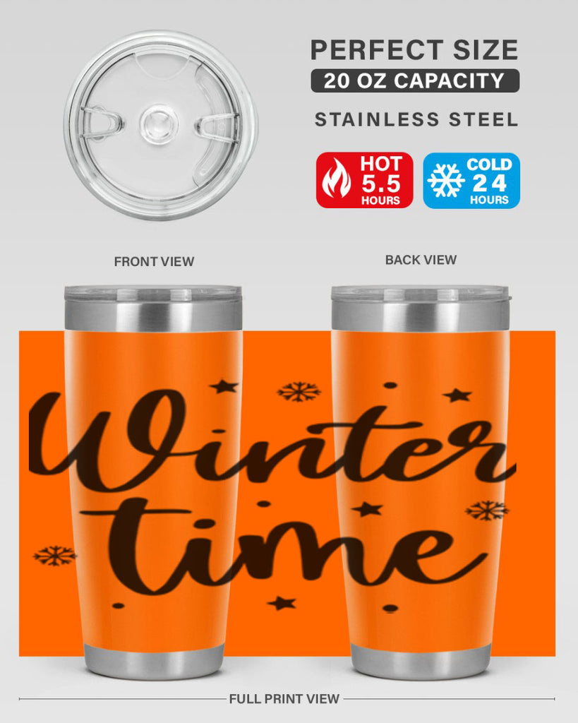 Winter Time 525#- winter- Tumbler