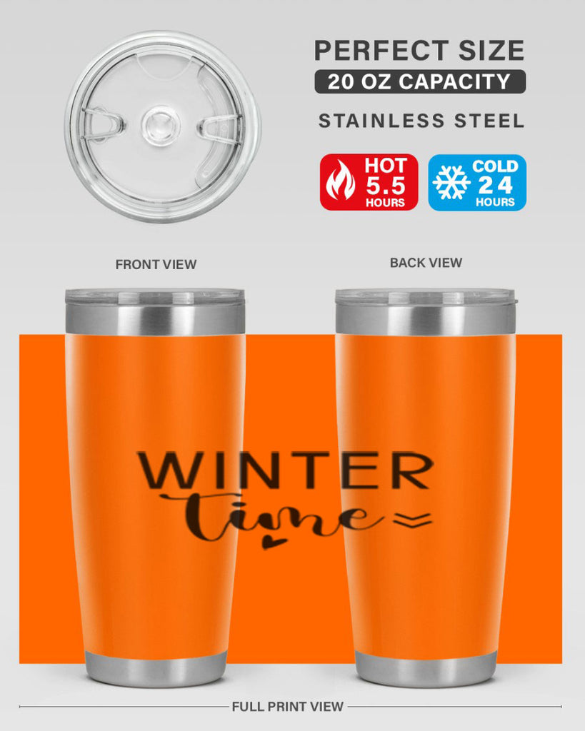 Winter Time 526#- winter- Tumbler