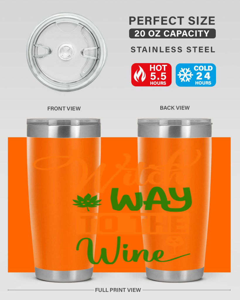 Witch Way to the Wine 650#- fall- Tumbler