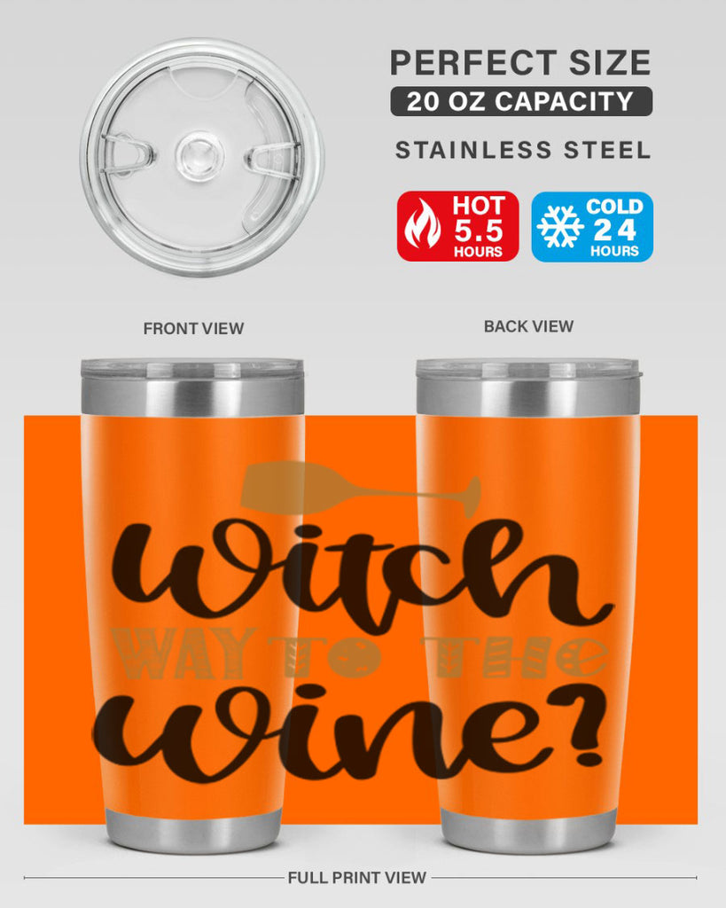 Witch Way to the Wine 651#- fall- Tumbler