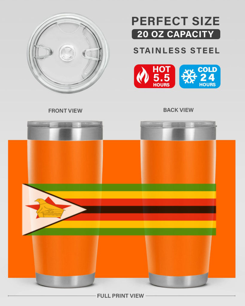 Zimbabwe 1#- world flags- Tumbler