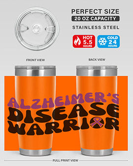 alzheimer s disease warrior 4#- alzheimers- Tumbler