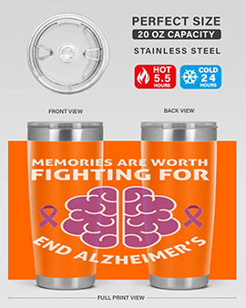 alzheimers awareness style 34#- alzheimers- Tumbler