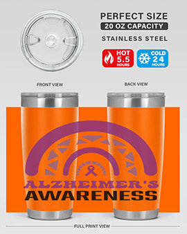 alzheimers awareness style 42#- alzheimers- Tumbler