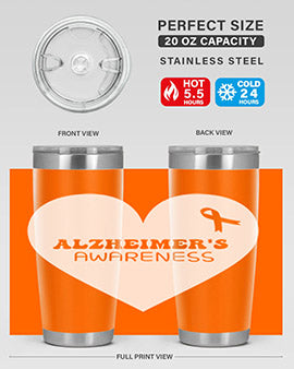 alzheimers awareness style 60#- alzheimers- Tumbler