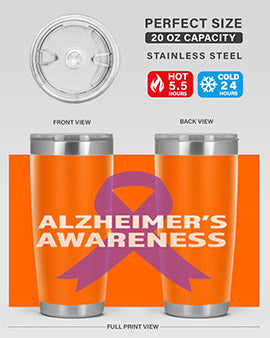 alzheimers awareness style 78#- alzheimers- Tumbler