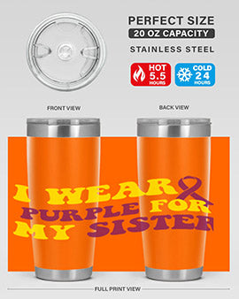 alzheimers awareness style 80#- alzheimers- Tumbler