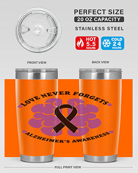 alzheimers awareness style 95#- alzheimers- Tumbler