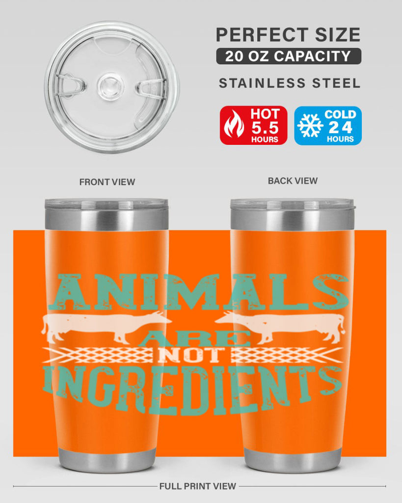 animals are not ingredients 103#- vegan- Tumbler