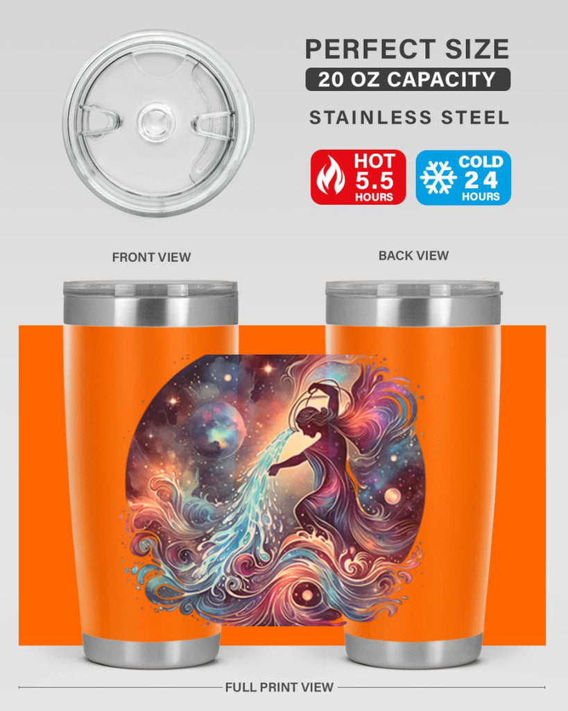 aquarius 79#- zodiac- Tumbler