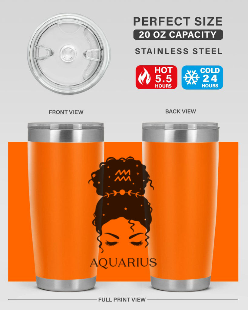 aquarius 81#- zodiac- Tumbler