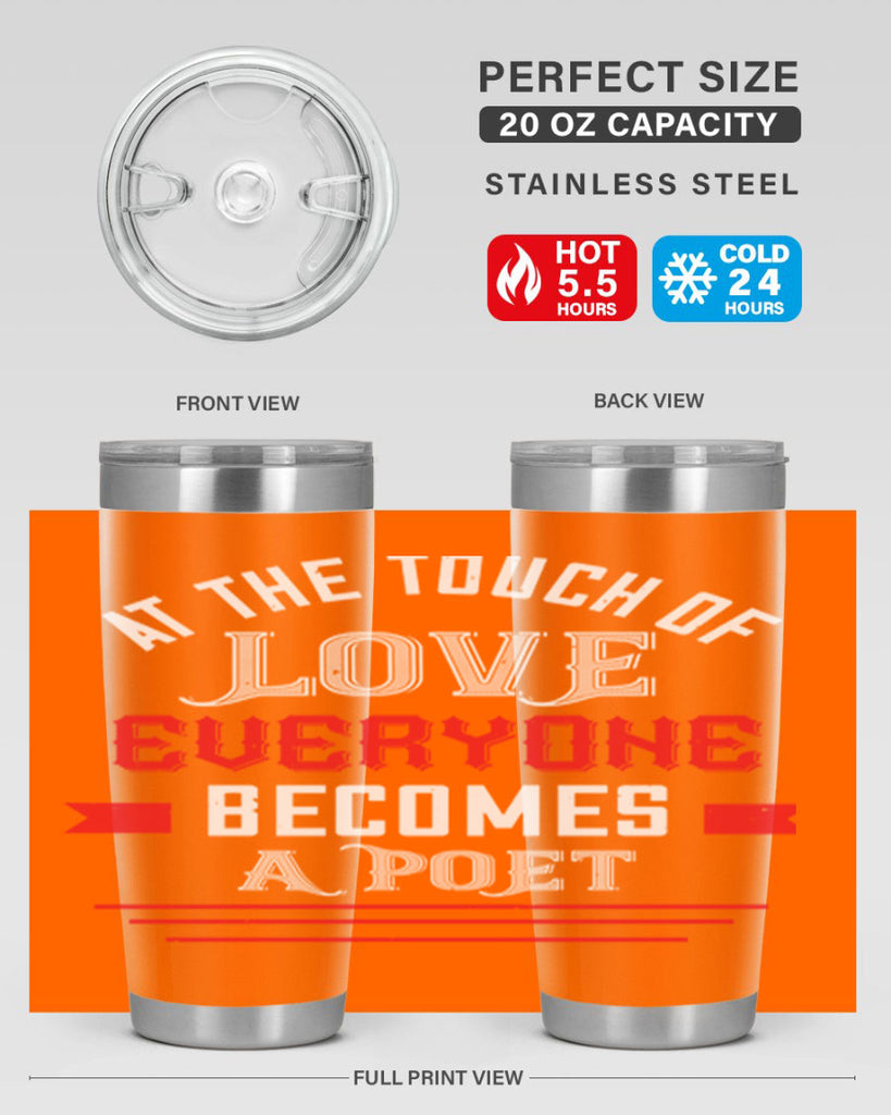 at the touch of love 69#- valentines day- Tumbler