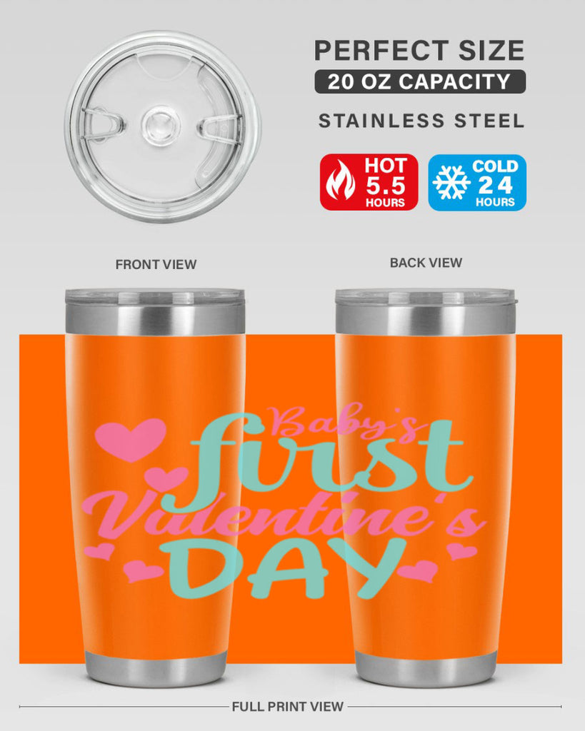 babys first valentines day Style 281#- baby- tumbler