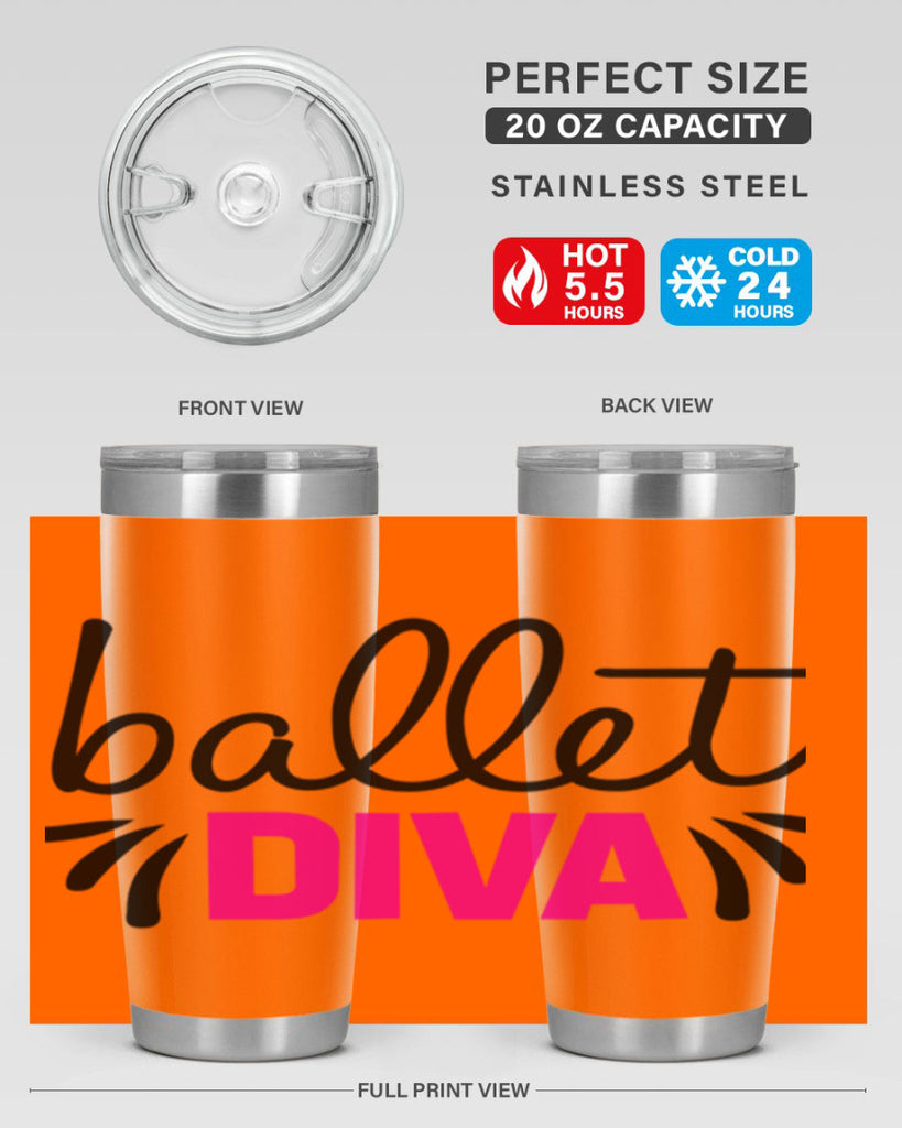 ballet diva 3#- ballet- Tumbler