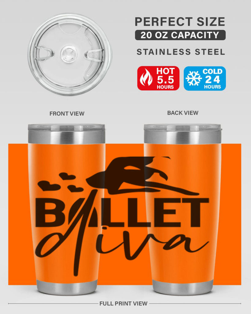 ballet diva 4#- ballet- Tumbler