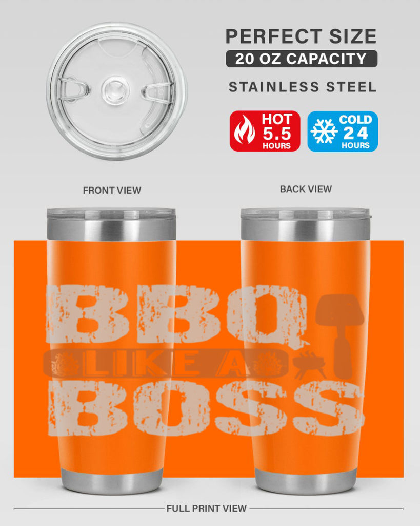 bbq like a boss 6#- bbq- Tumbler