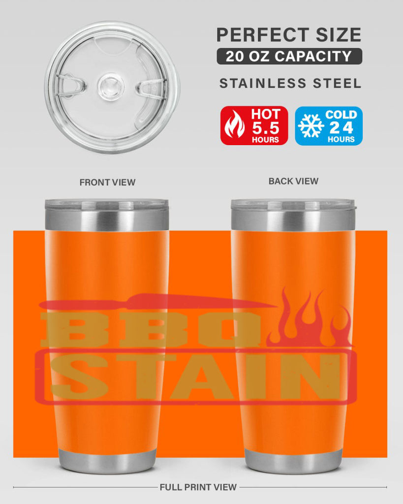 bbq stain 3#- bbq- Tumbler