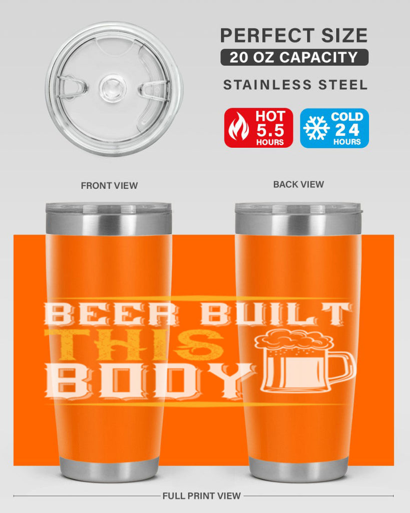 beer built this body 110#- beer- Tumbler