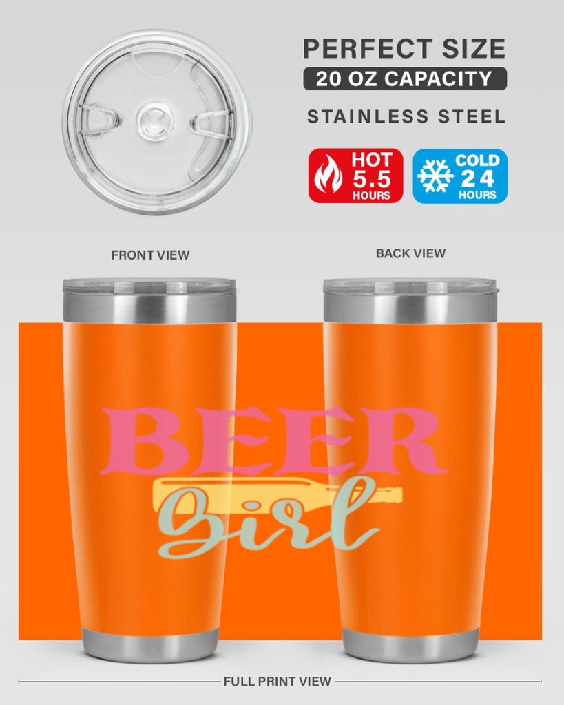 beer girl 132#- beer- Tumbler