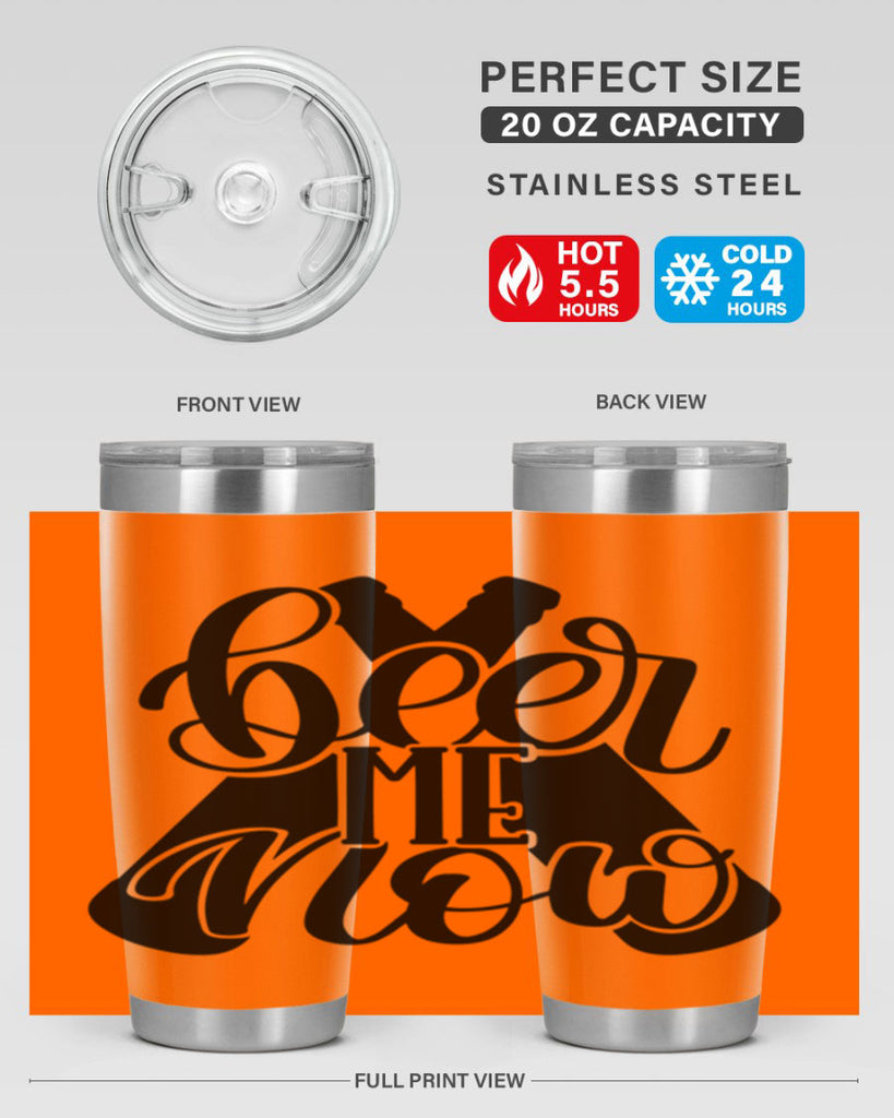 beer me now 46#- beer- Tumbler