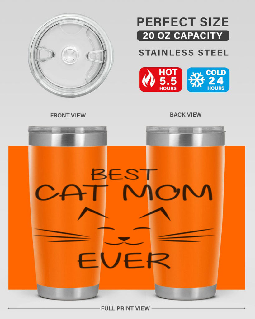 best cat mom ever 210#- mom- Tumbler