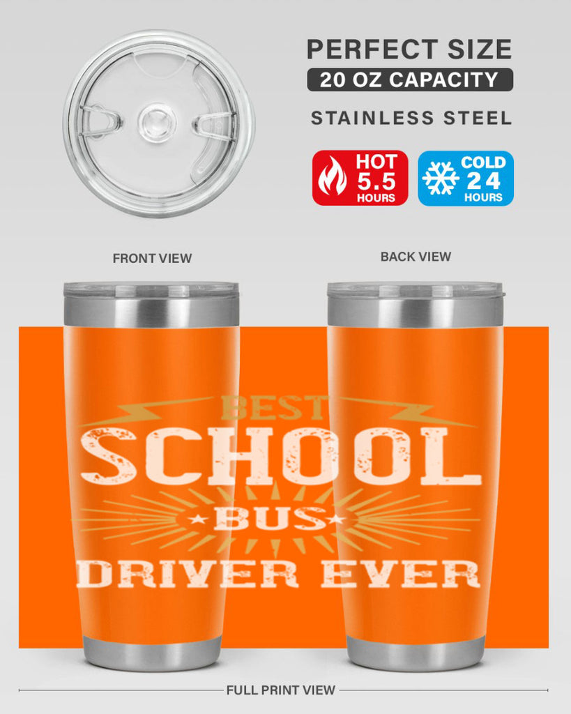 best school bus driver ever Style 43#- bus driver- tumbler