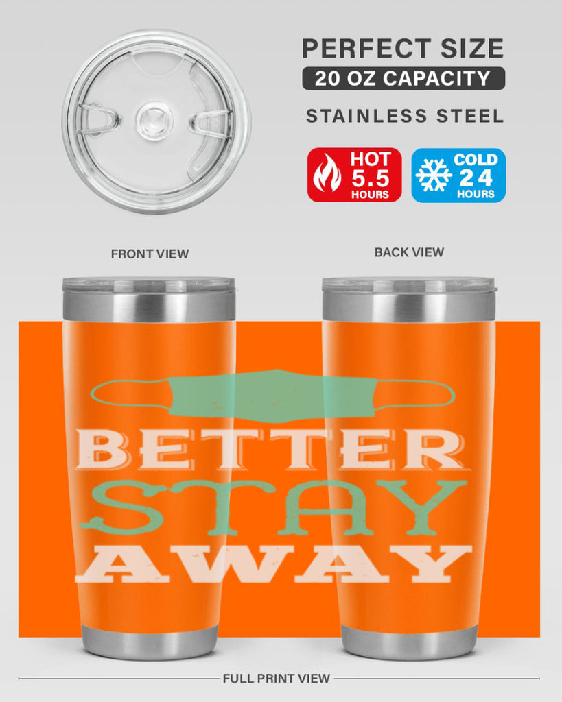better stay away Style 37#- corona virus- Cotton Tank